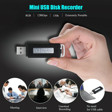 disco grabadora de voz de Audio Digital Minicontrolador USB de 8GB 